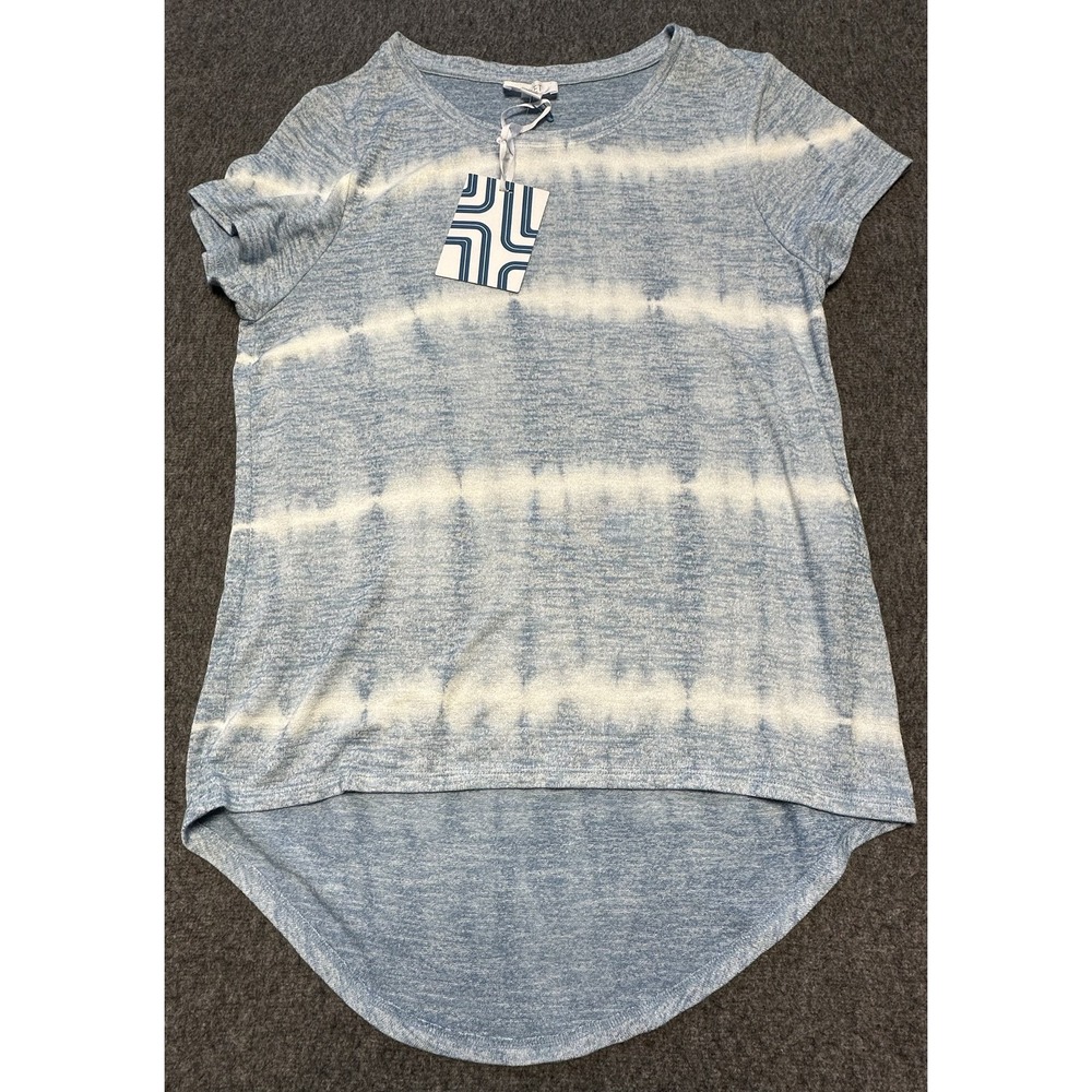 Market & Spruce Shirt Womens XS Petite Tie Dye Short‎ Sleeve Lightweight Casual